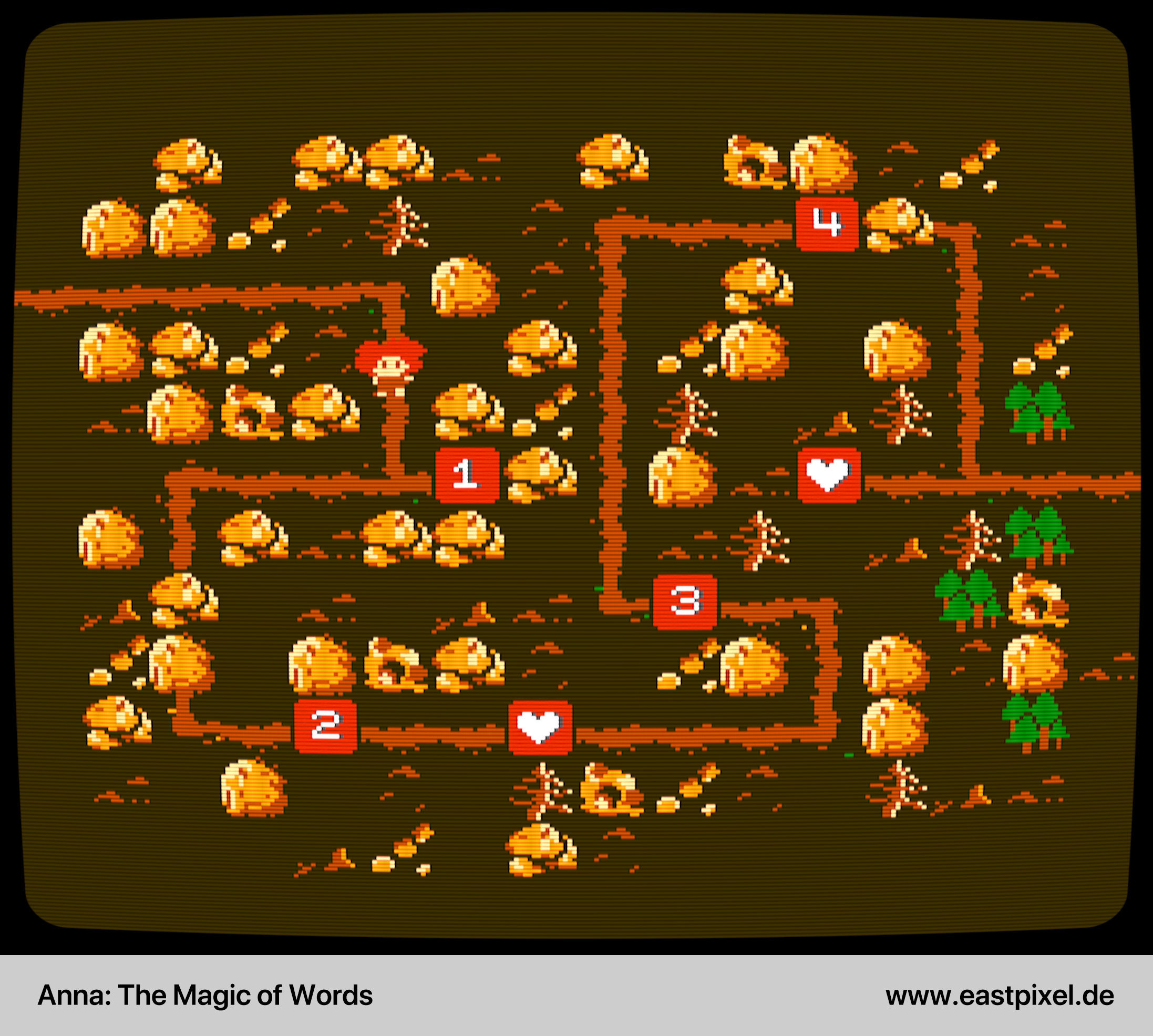 Anna: The Magic of Words (EASTPIXEL), NES/Famicom, Demo Screenshot