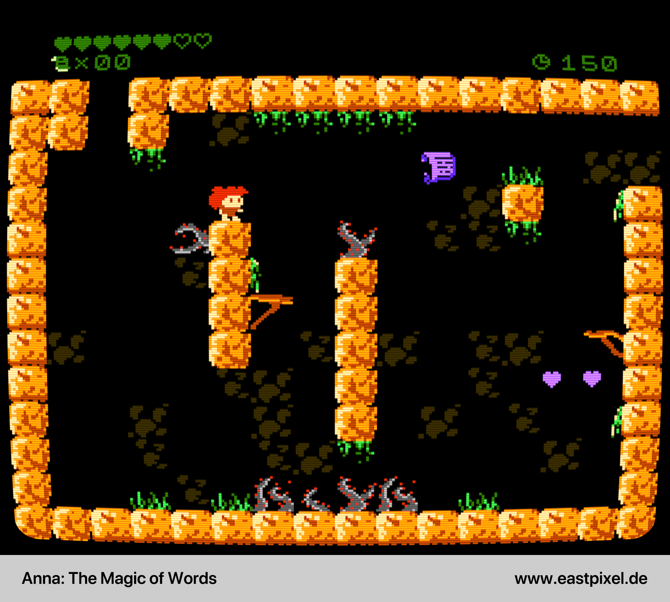 Anna: The Magic of Words (EASTPIXEL), NES/Famicom, Demo Screenshot