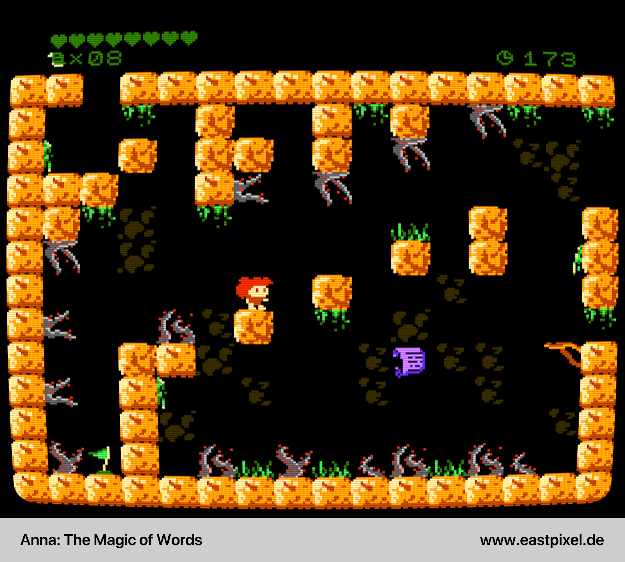 Anna: The Magic of Words (EASTPIXEL), NES/Famicom, Demo Screenshot