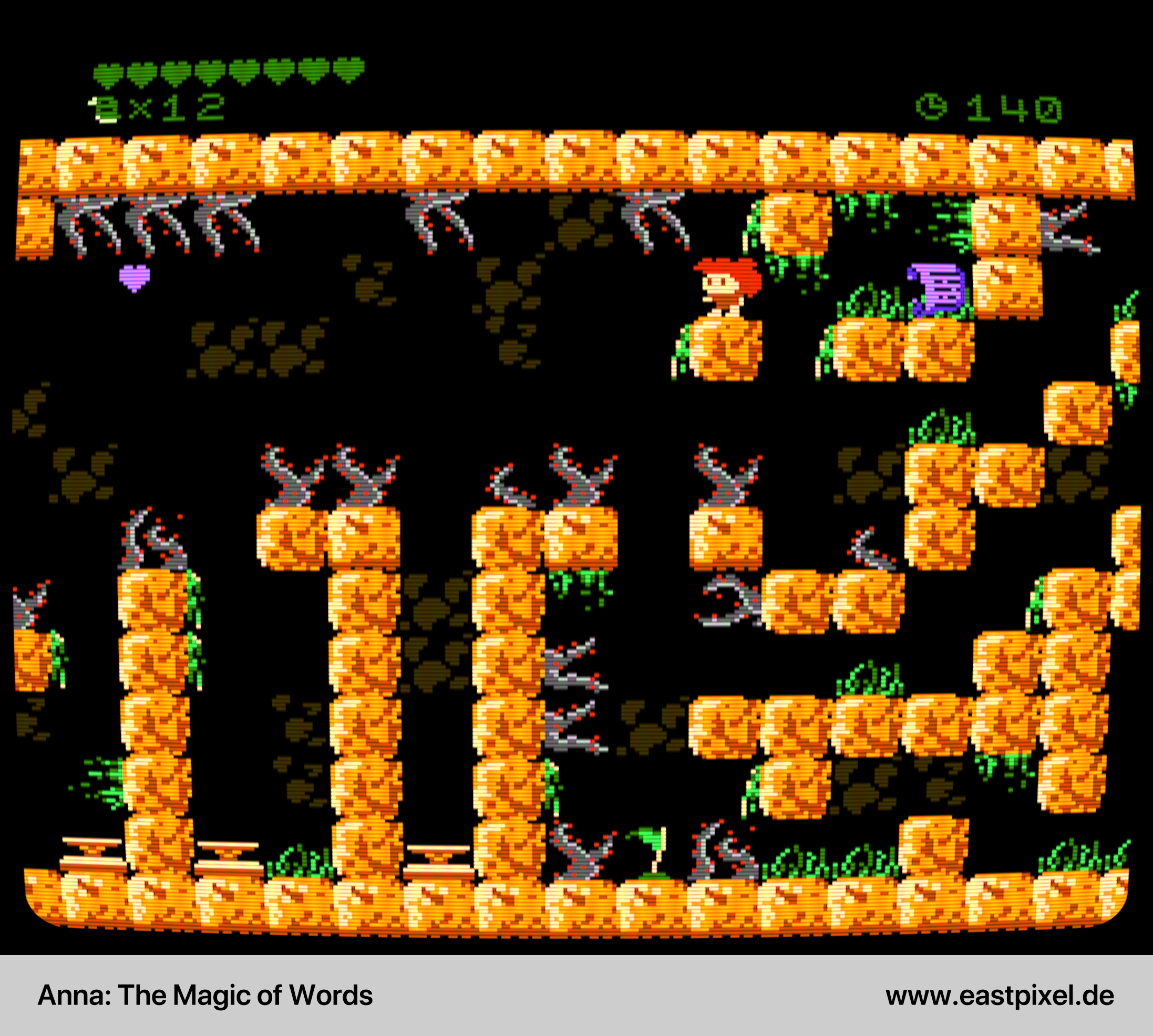 Anna: The Magic of Words (EASTPIXEL), NES/Famicom, Demo Screenshot