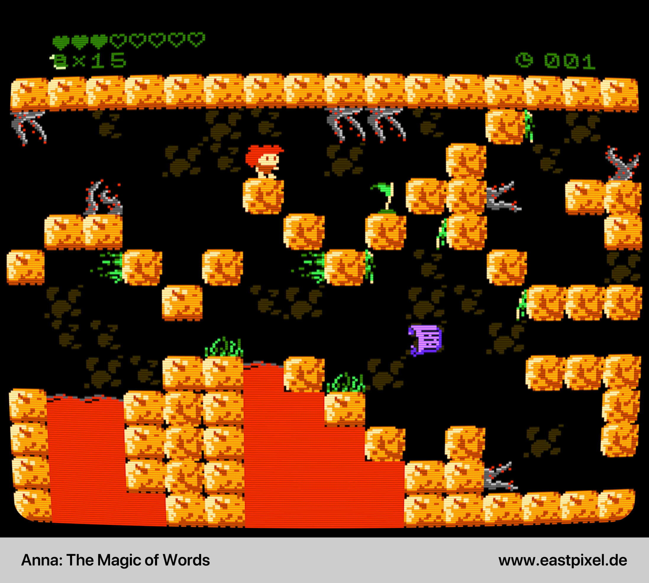 Anna: The Magic of Words (EASTPIXEL), NES/Famicom, Demo Screenshot