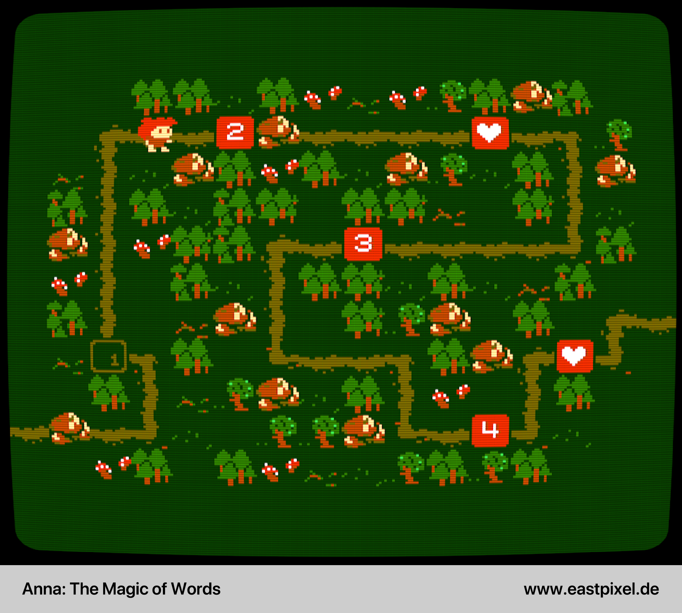 Anna: The Magic of Words (EASTPIXEL), NES/Famicom, Demo Screenshot
