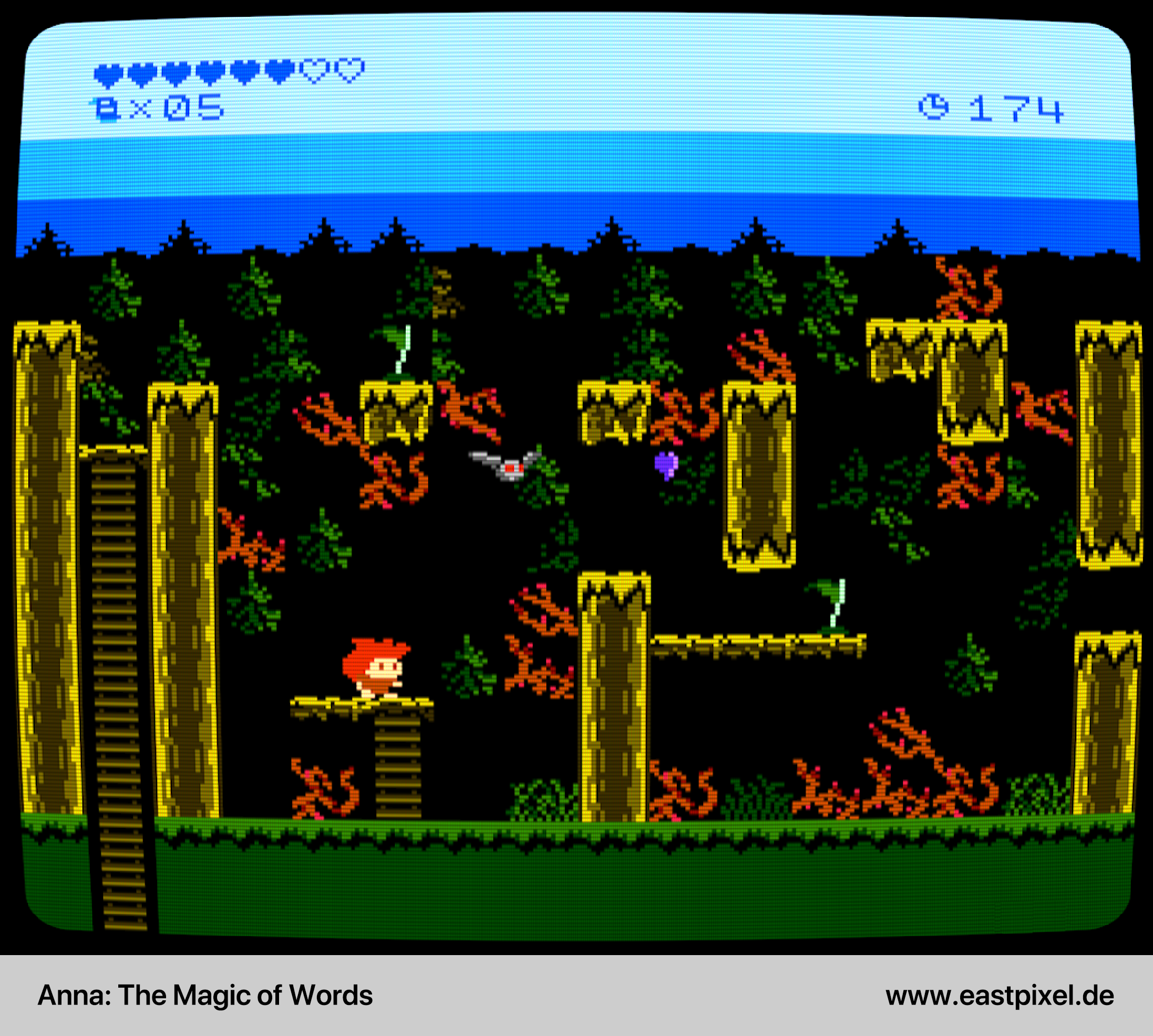 Anna: The Magic of Words (EASTPIXEL), NES/Famicom, Demo Screenshot