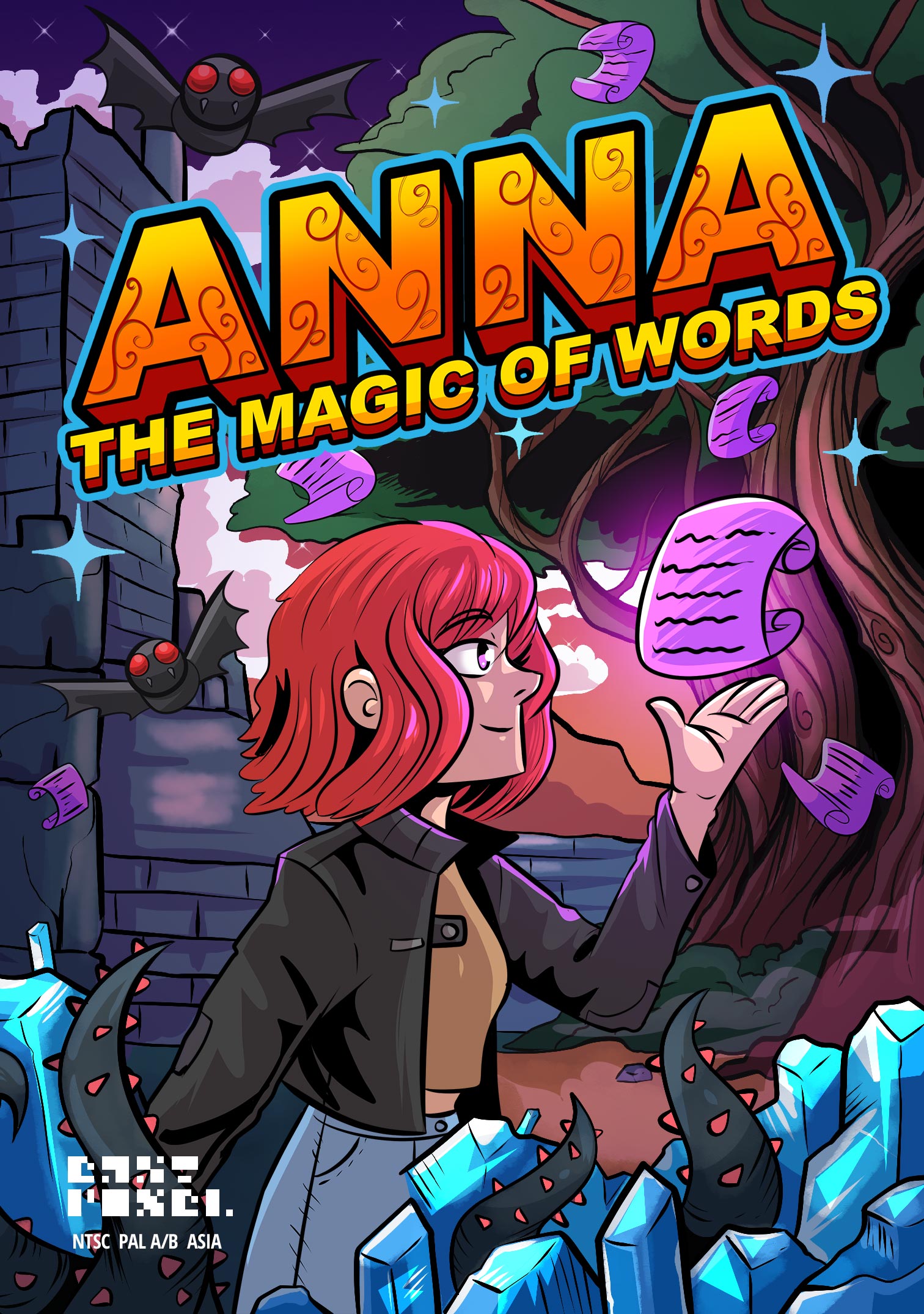 Anna: The Magic of Words (a hard to beat 1980s like platformer for NES/Famicom with a serious story)