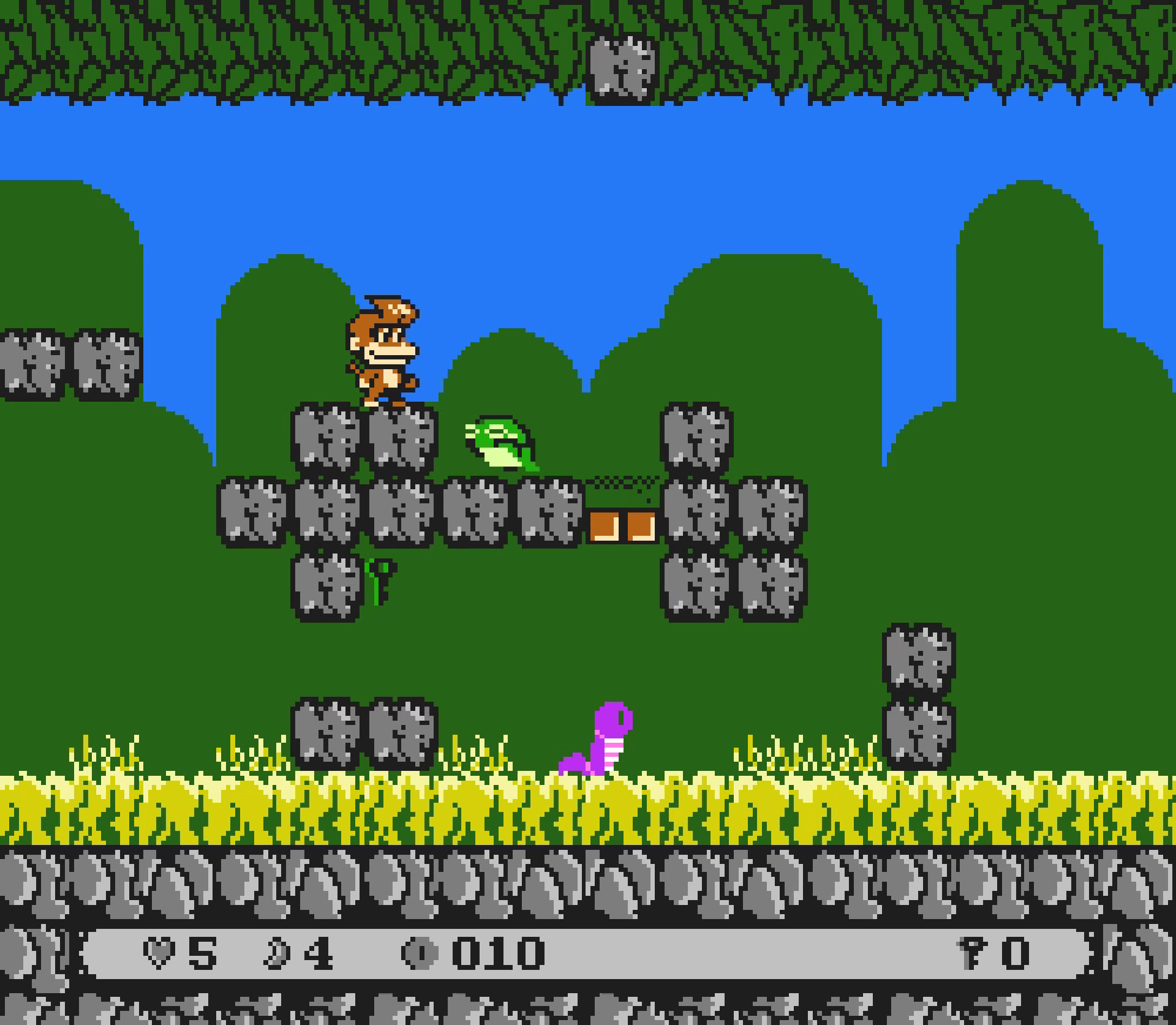 Chimp! (by EASTPIXEL), An addictive 2D platformer for NES/Famicom, Demo Screenshot