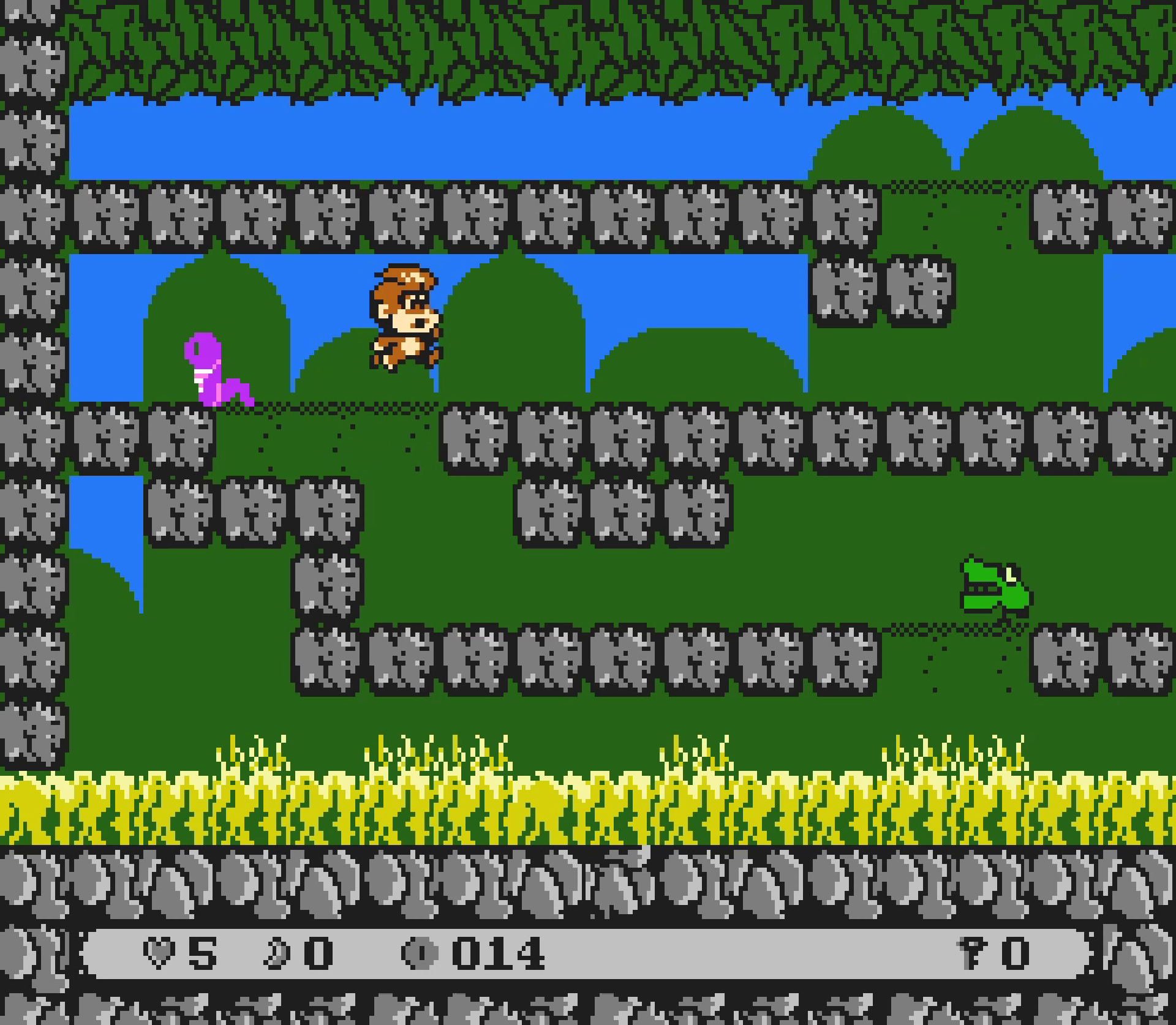 Chimp! (by EASTPIXEL), An addictive 2D platformer for NES/Famicom, Demo Screenshot