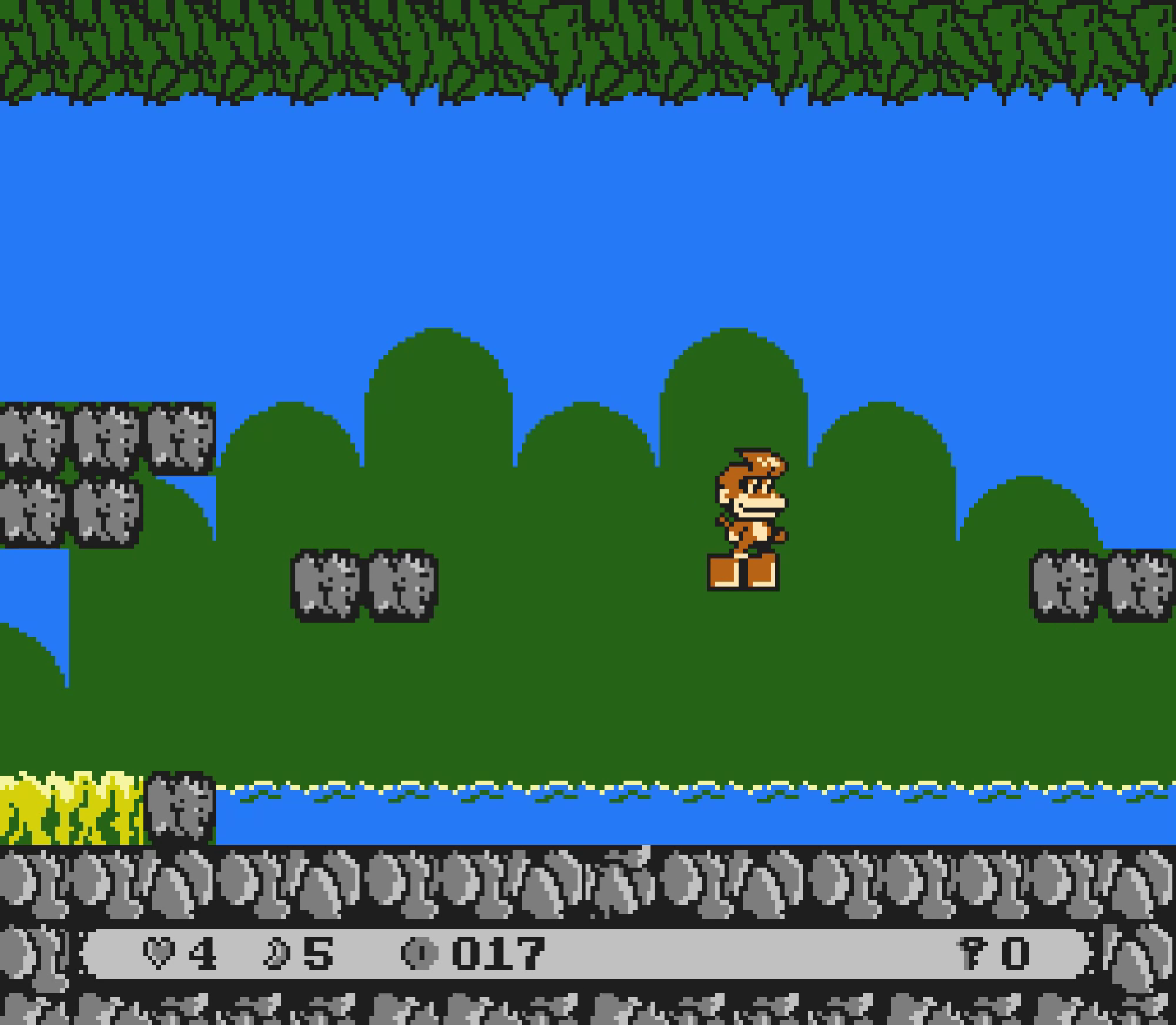 Chimp! (by EASTPIXEL), An addictive 2D platformer for NES/Famicom, Demo Screenshot
